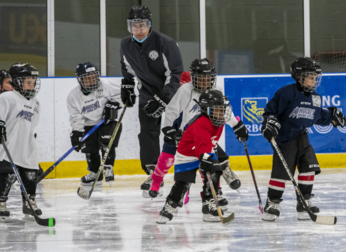 Group of young players